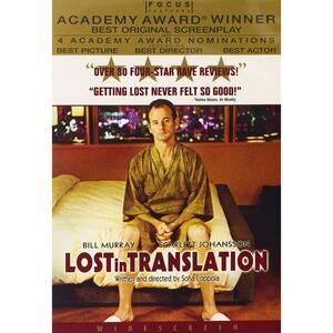Bundle 3/15, 10/25 Lost in Translation DVD, Bill Murray, Scarlett Johansson